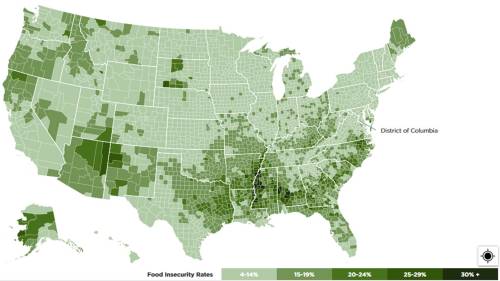 food insecurity map